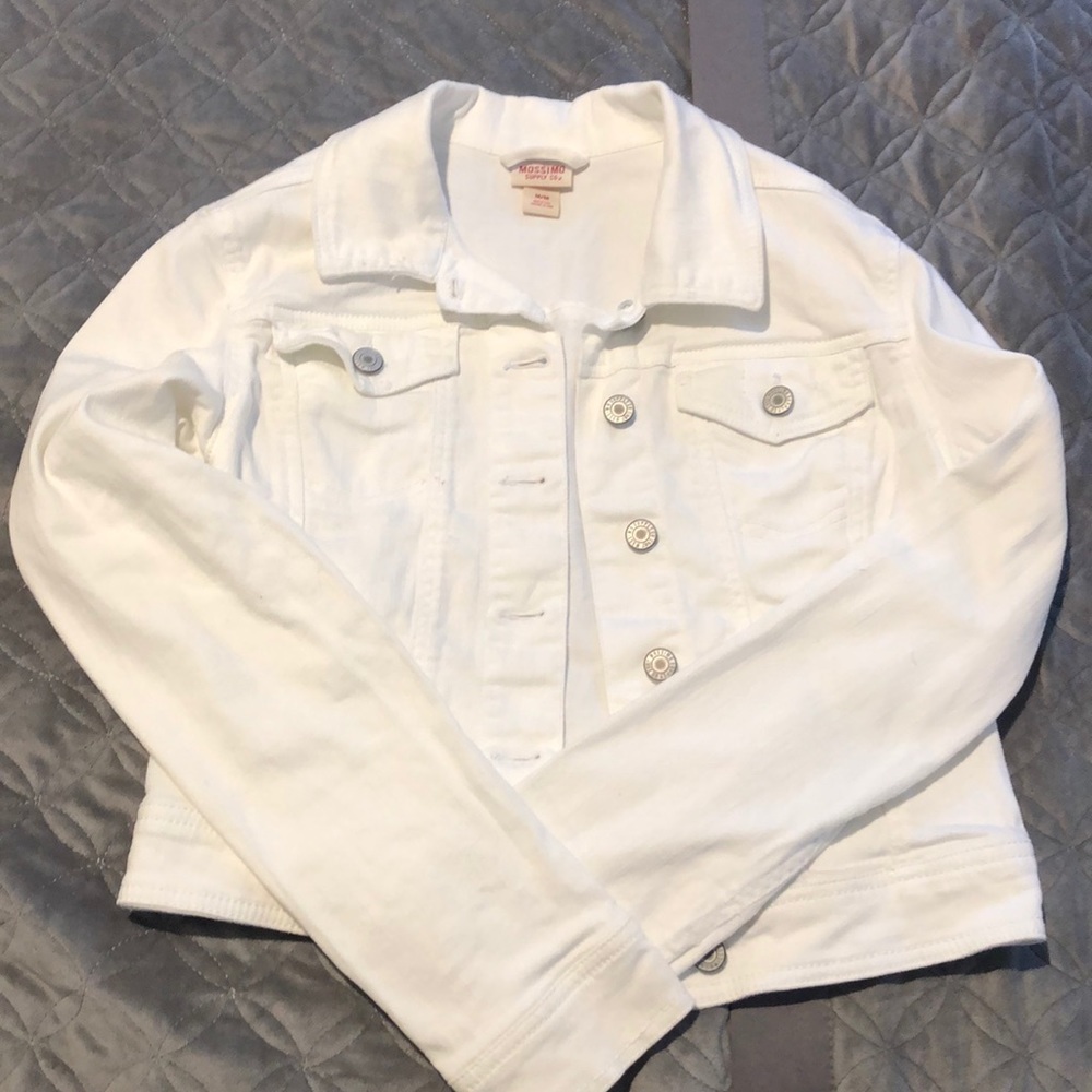 White denim jacket